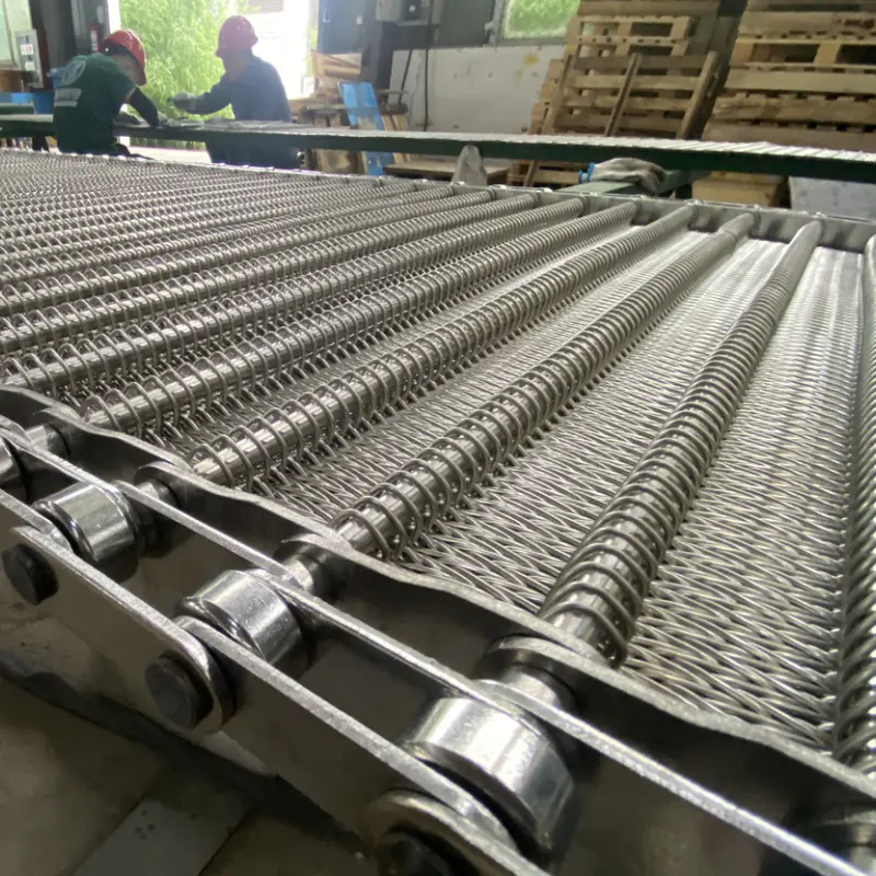 Nastro in rete per forno di tempra di parte standard