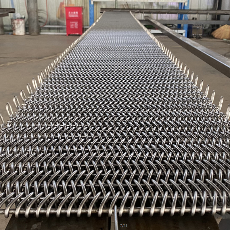 Nastro in rete per forno brillantatura stoviglie in acciaio inox